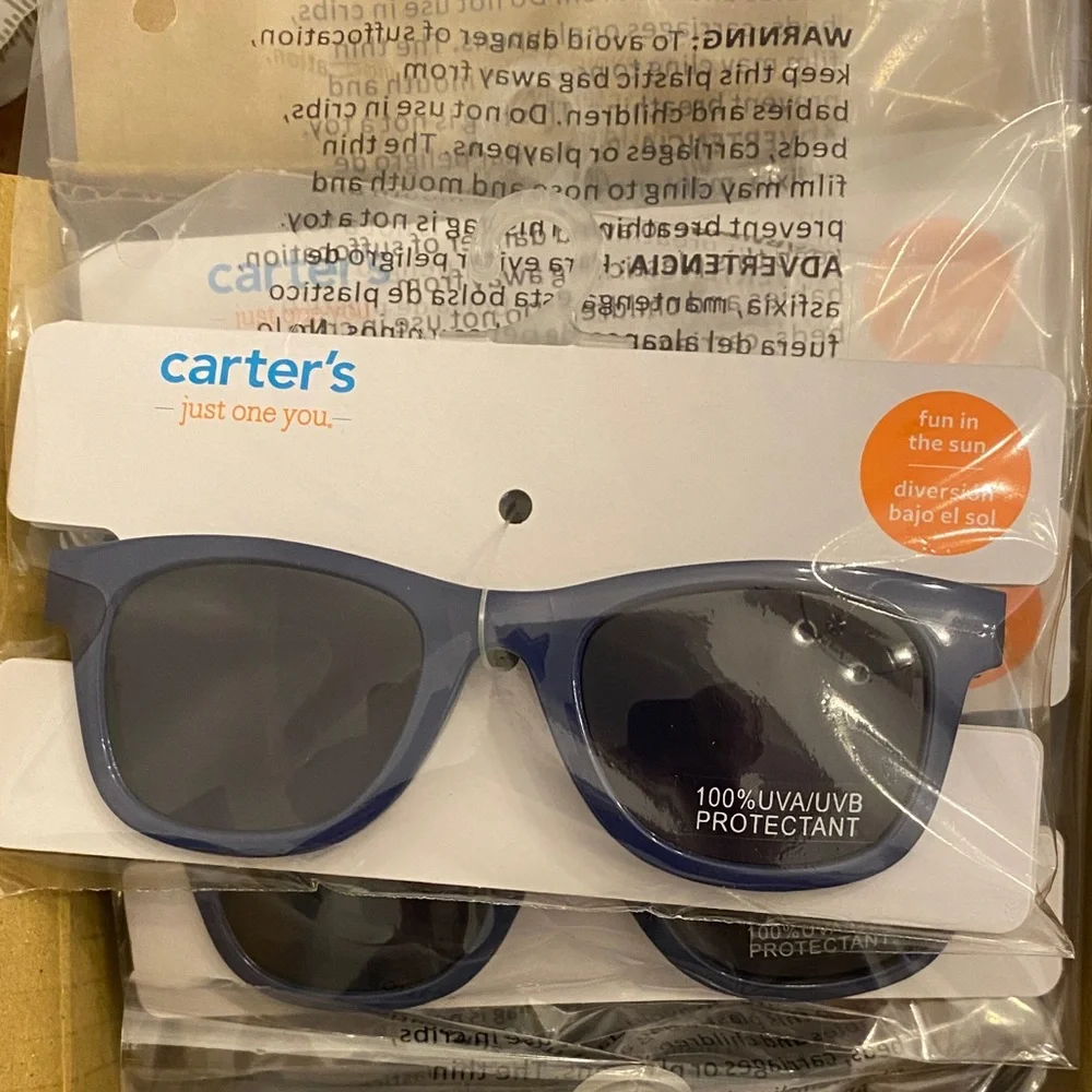 12 Carter's Fun Blue Sunglasses NIB